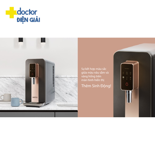 Máy lọc nước Wells True Tankless Rose Gold